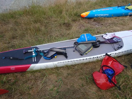 Conwy Ascent paddle board setup