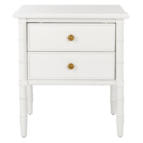 Lucy Coastal 2-Drawer Side Table