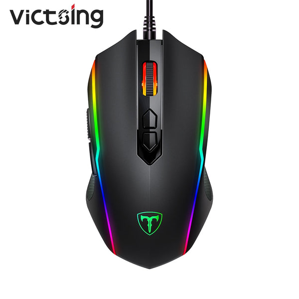 VicTsing T16 Wired Gaming Mouse 8 Programmable Button 7200 DPI USB Computer Mouse Gamer Mice With RGB Backlight For PC Laptop - Ecart