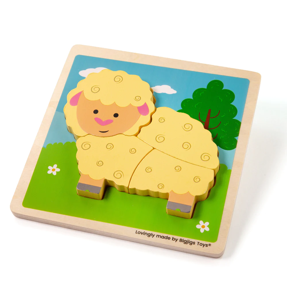 Acheter Puzzle en bois - Vache - Puzzles en bois - Bigjigs - Le Nua