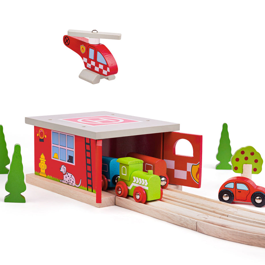 Fire Station Train Set – bigjigstoys.ca
