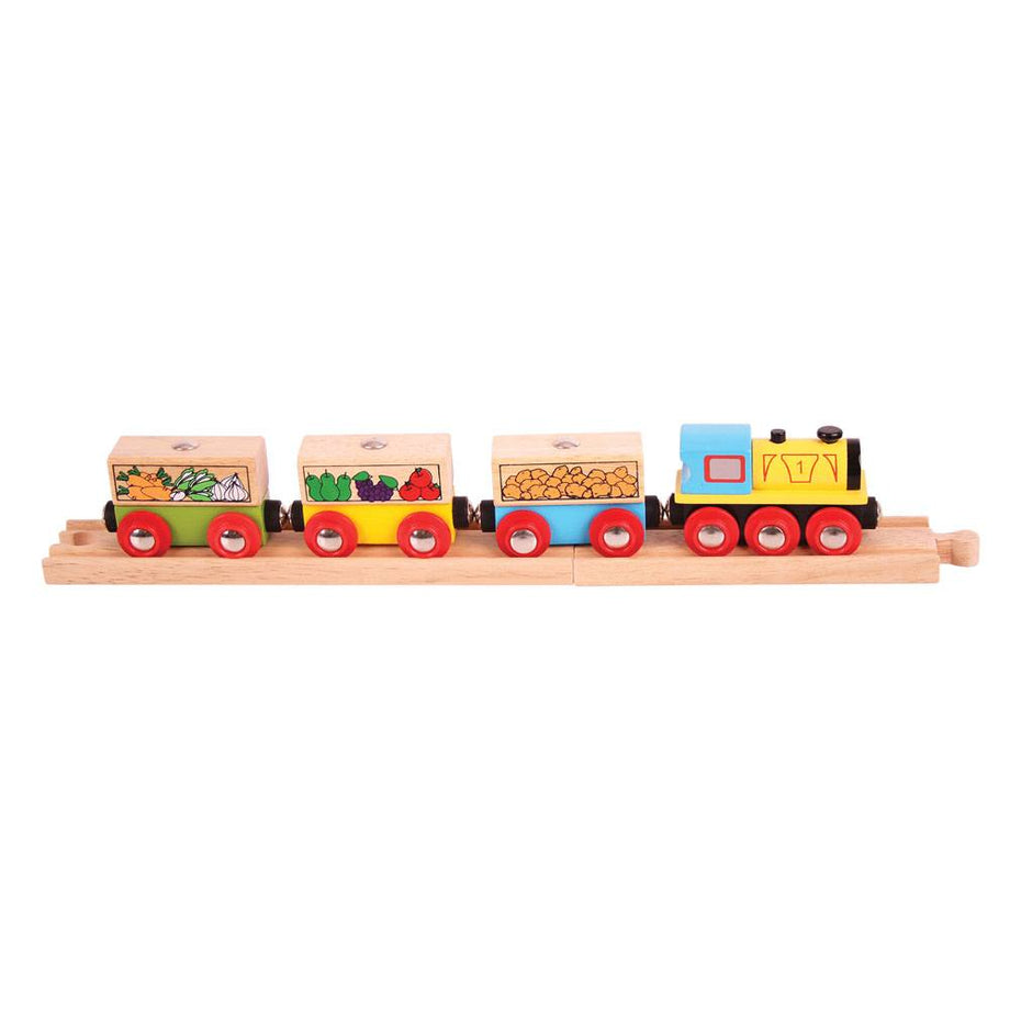 Bigjigs Rail The Sleeper Train - Other Major Wooden Rail Brands are  Compatible