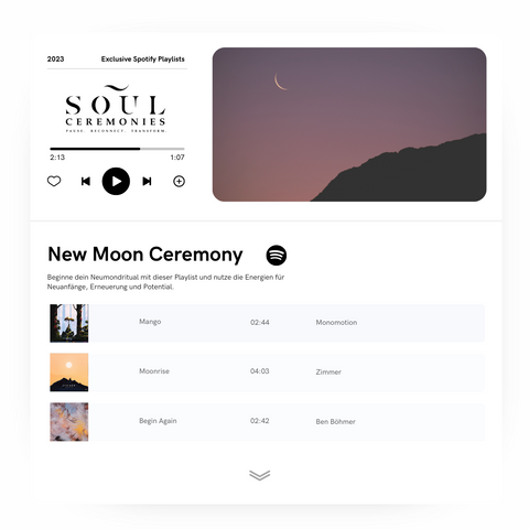 New Moon Ceremony Playlist von Soul Ceremonies