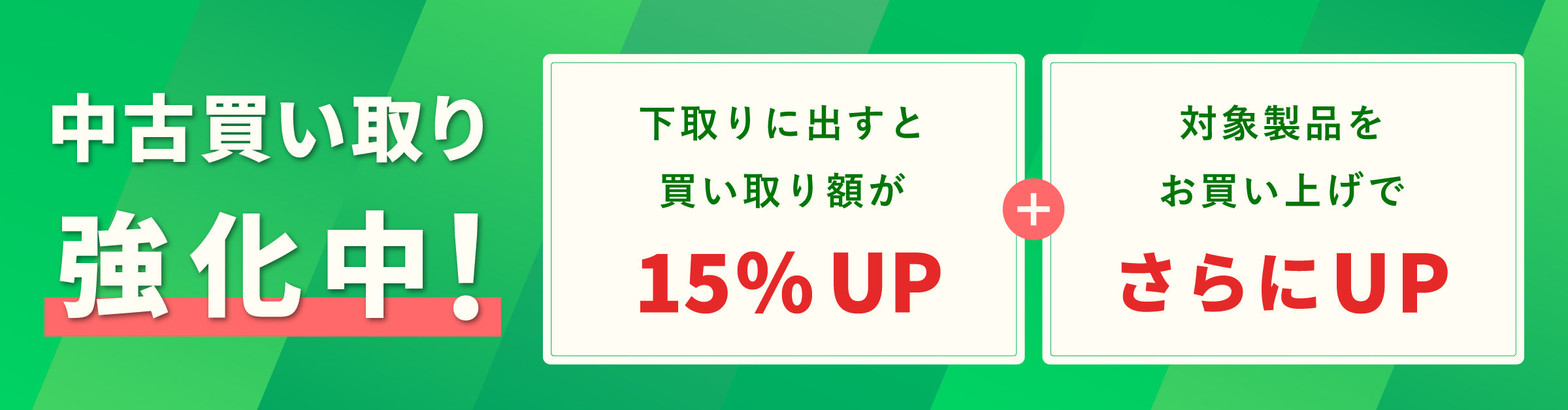 カメラの買い替えはシステムファイブで！機材を下取りに出して対象のカメラを購入すると買取金額15%UP+キャッシュバック最大5万円