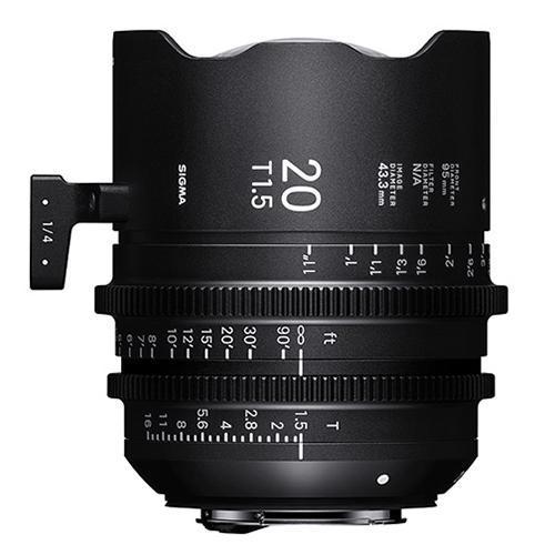 【ワケあり品】 SIGMA LENS FF High Speed Prime Line(20mm/T1.5 FF/PLマウント/メートル表記)