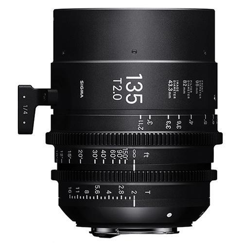 【ワケあり品】 SIGMA CINE LENS FF High Speed Prime Line(135mm/T2 FF/PLマウント/メートル表記)