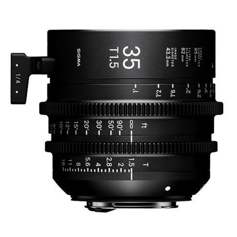 【ワケあり品】 SIGMA CINE LENS FF High Speed Prime Line(35mm/T1.5 FF/PLマウント/蓄光/メートル表記)