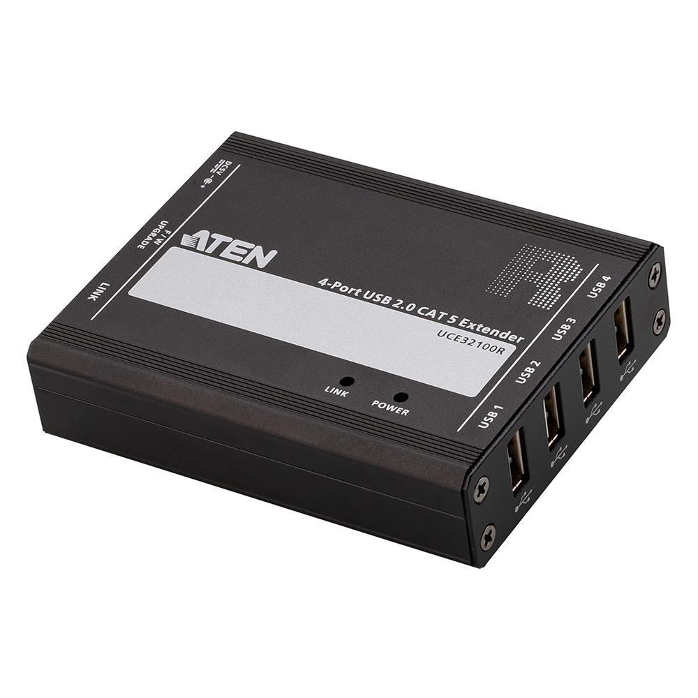 ATEN UCE32100 4ポートUSB2.0 Cat5 エクステンダー（最大100m延長）