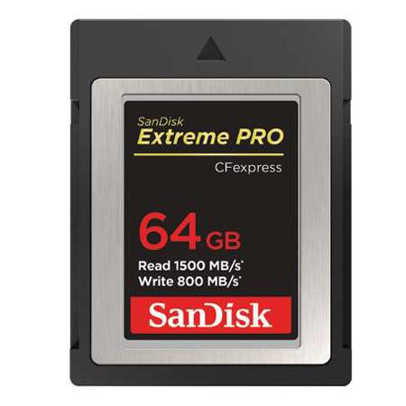 Sandisk SDCFE-064G-JN4NN エクトリームプロ CFexpress Type B カード 64GB