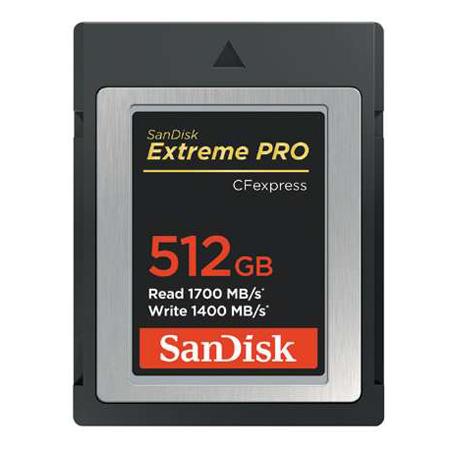 Sandisk SDCFE-512G-JN4NN エクトリームプロ CFexpress Type B カード 512GB