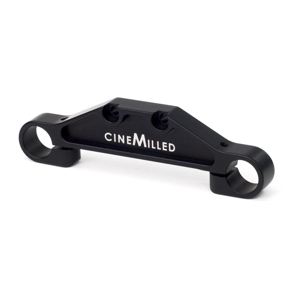 CineMilled CM-041 CineMilled Ronin & Movi Rod Support for Dovetails 100mm Studio Spacing