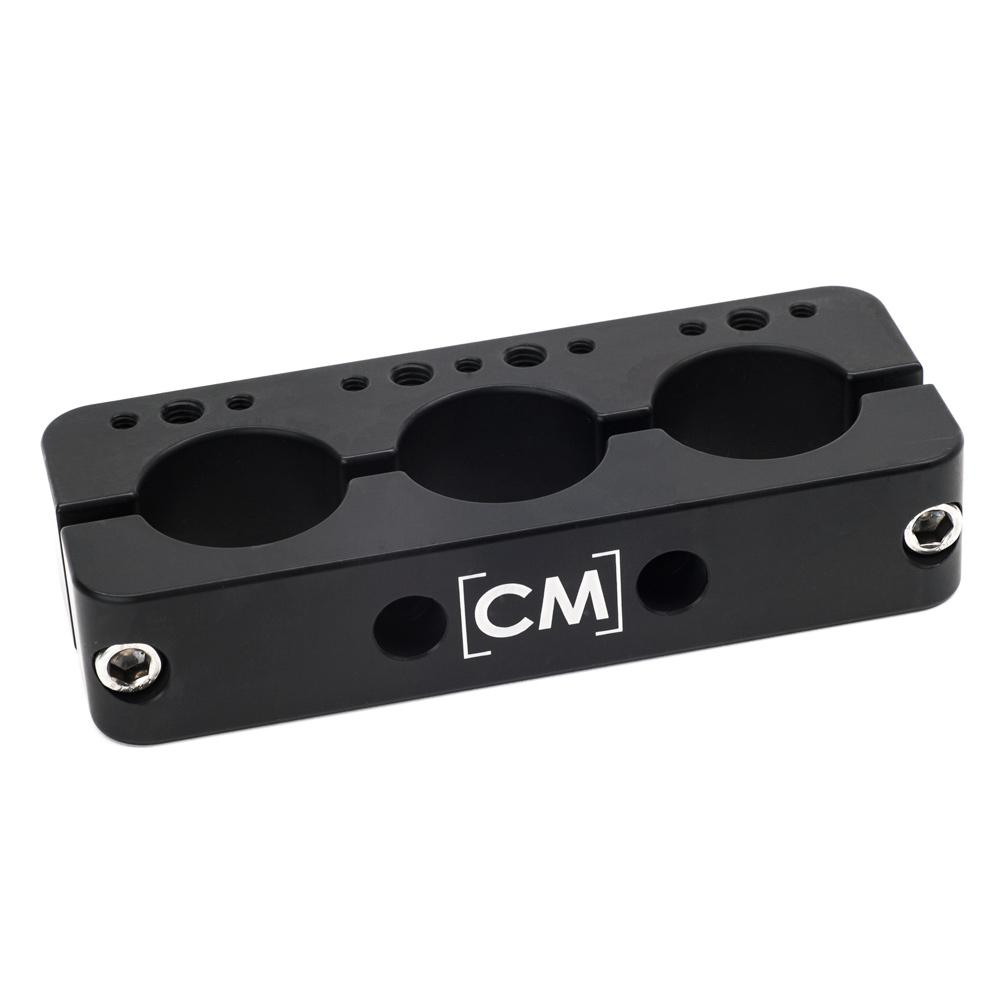 CineMilled CM-3203 CineMilled Action Arm - Speedrail Triple Clamp - 1-1/4 in.
