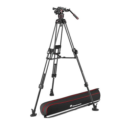 Manfrotto MVK608TWINFC ナイトロテック608ビデオ雲台+645FASTカーボン三脚