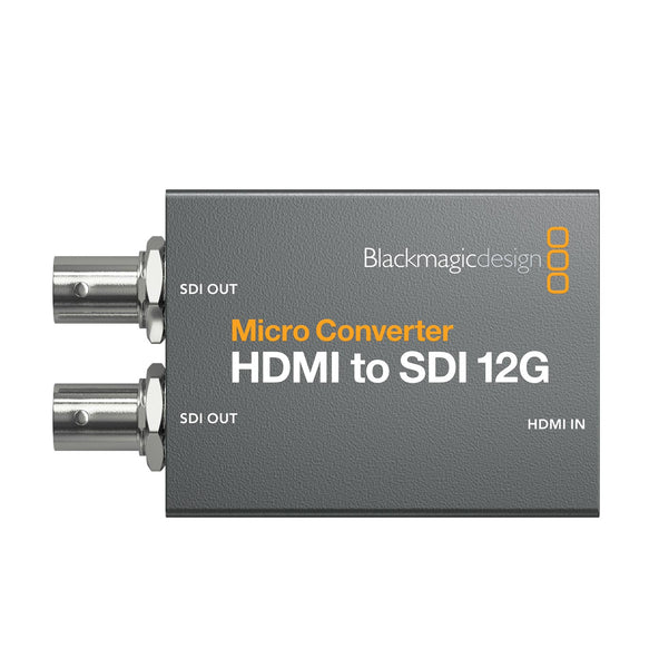 BlackmagicDesign Micro Converter HDMI to SDI 12G PSU(パワーサプライ付属)