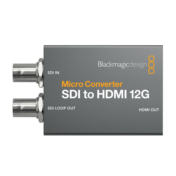 BlackmagicDesign Micro Converter SDI to HDMI 12G PSU(パワーサプライ付属)