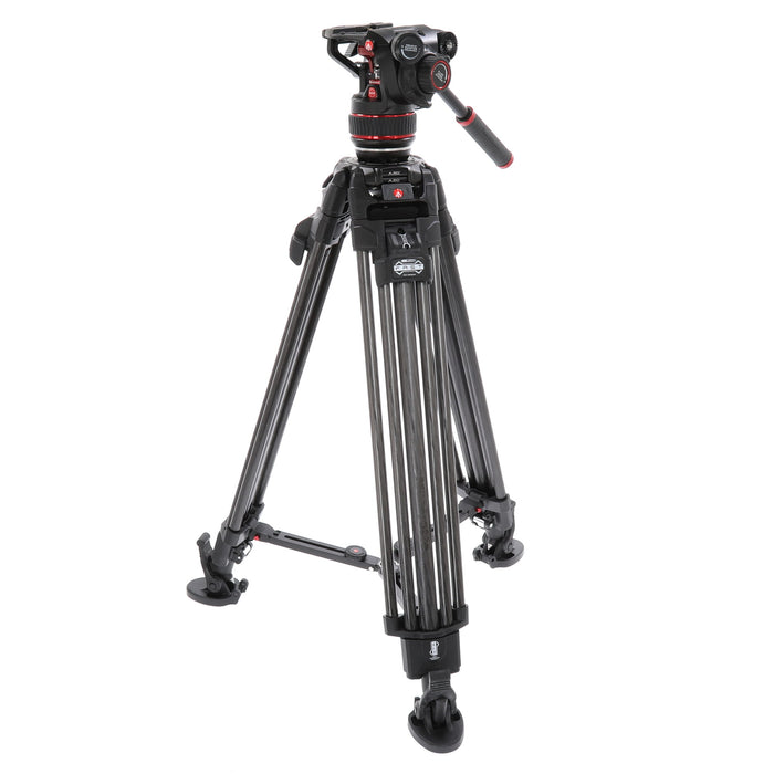 まとめ買いでお得 Manfrotto 645 FAST ツインビデオ三脚 カーボン