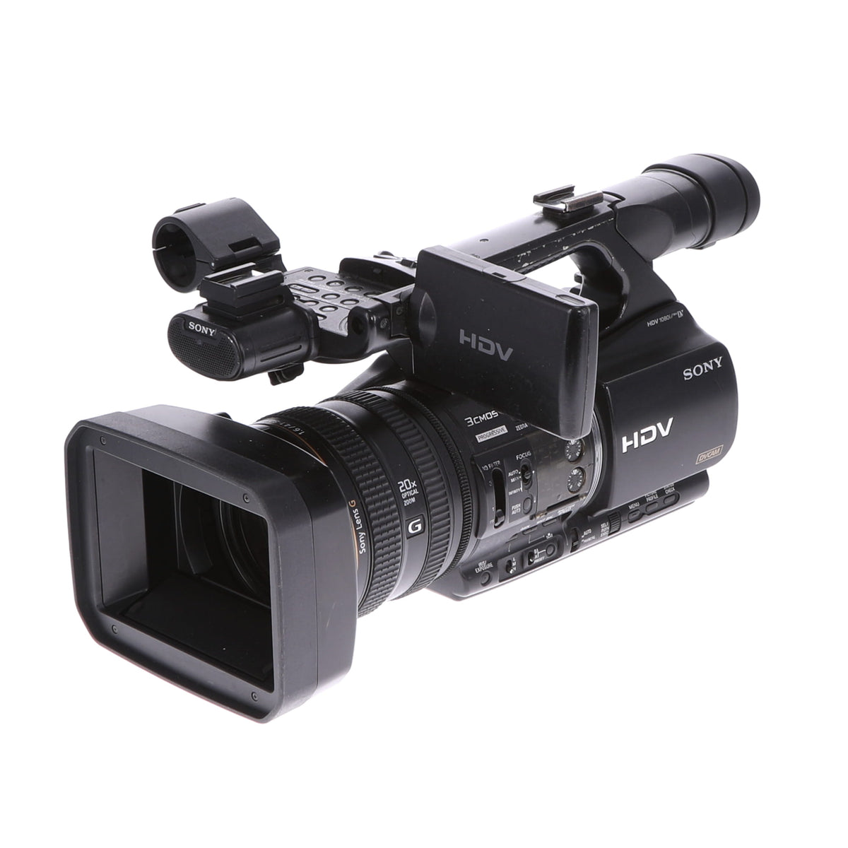 SONY HVR-Z1J HDV ビデオカメラ 動作品 ワイコン付属 - ビデオカメラ