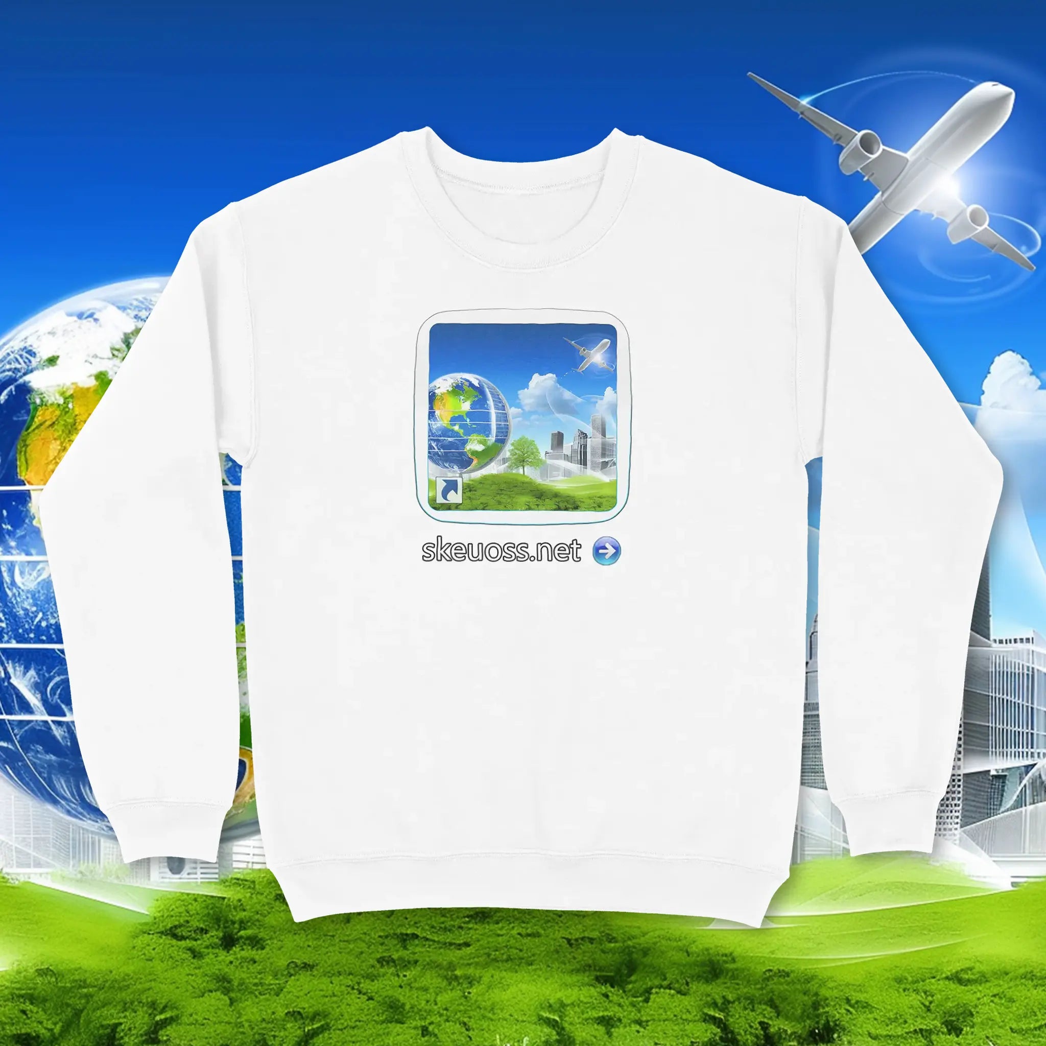 Frutiger Aero Sweatshirt - User Login Collection - User 357