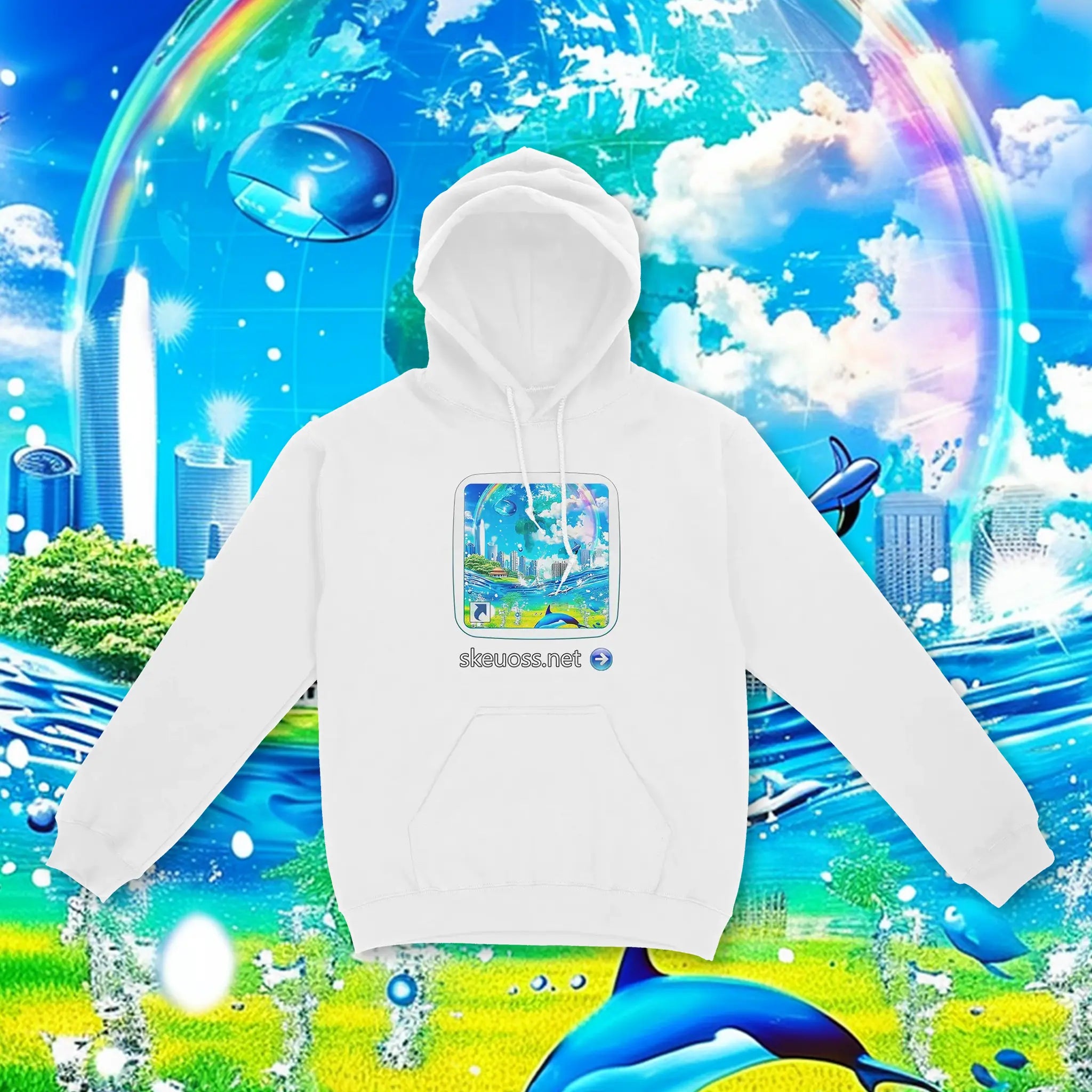 Frutiger Aero Hoodie - User Login Collection - User 143