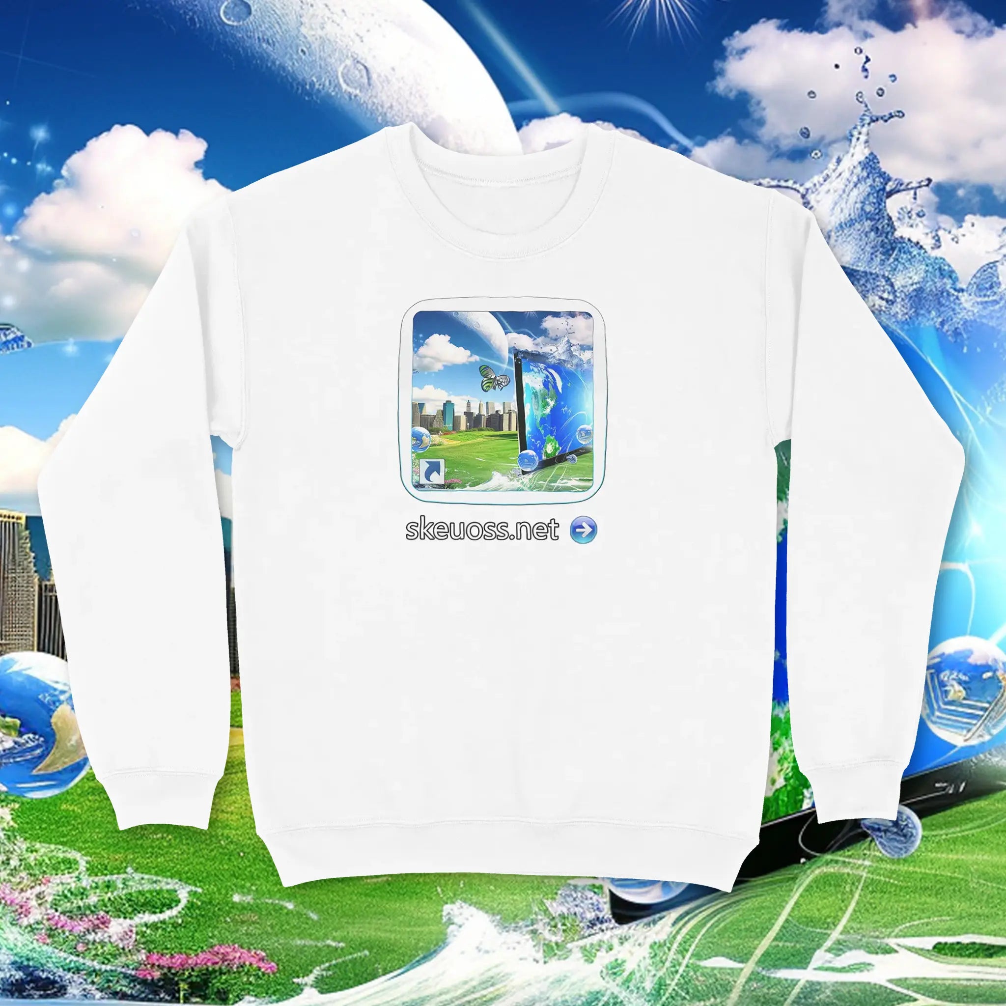 Frutiger Aero Sweatshirt - User Login Collection - User 214