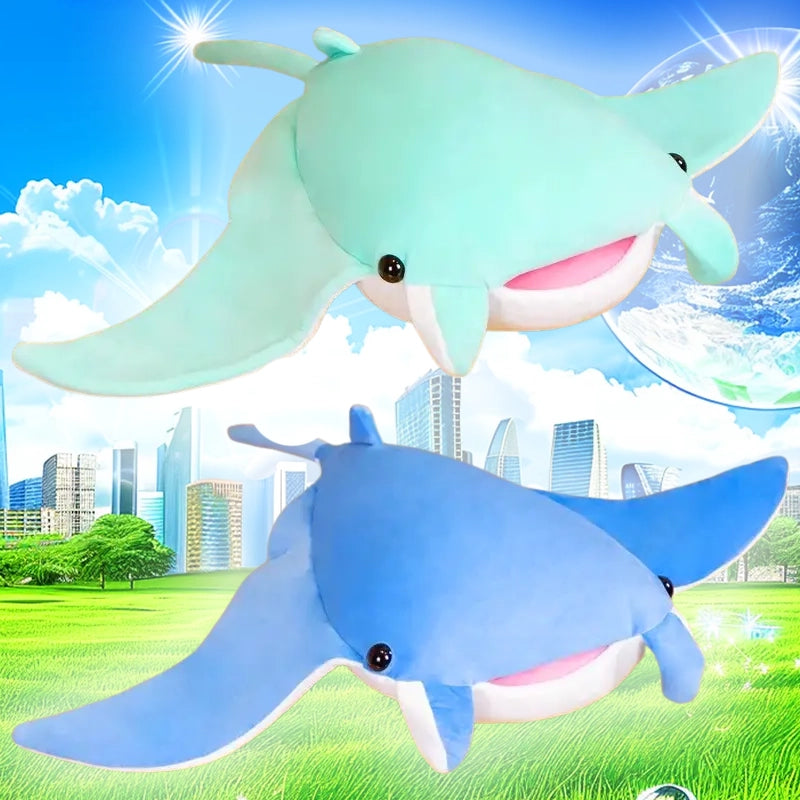 Frutiger Aero Plush Toy / Plushie - Manta Ray