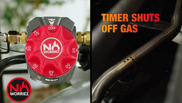 Automatic shut off gas supply