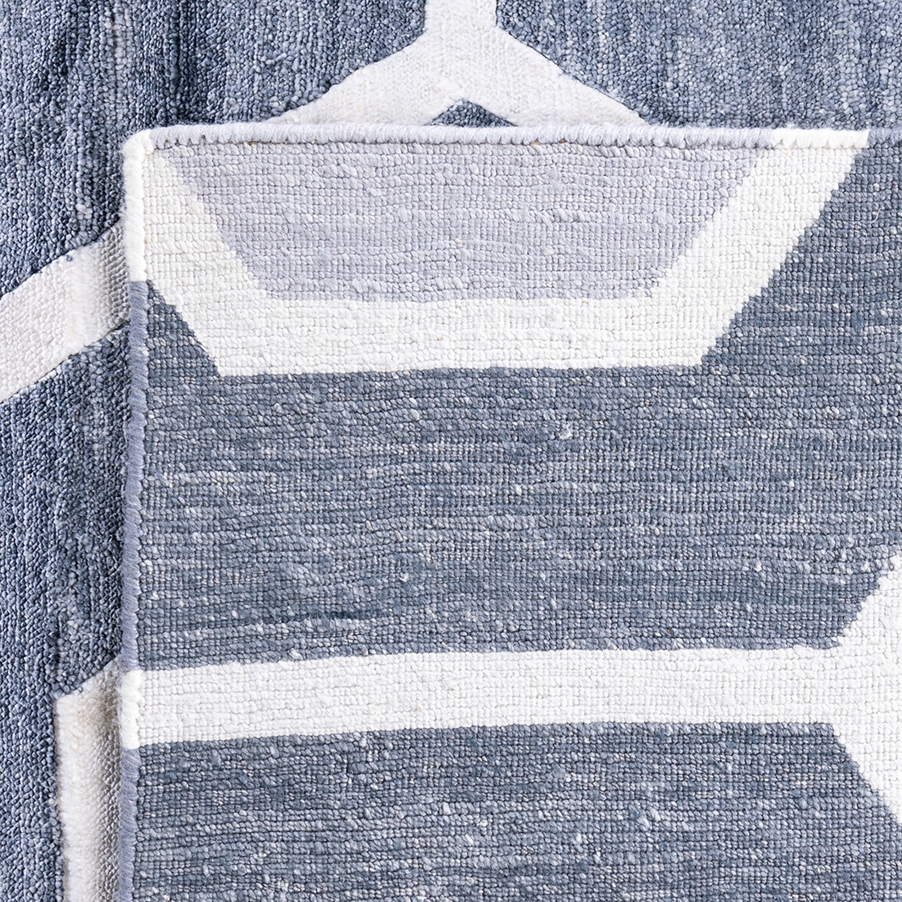 10 - foot by 8 foot 2 inches Contemporary Grey Wool Rug