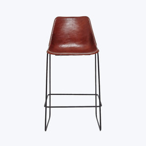 giron leather counter stool