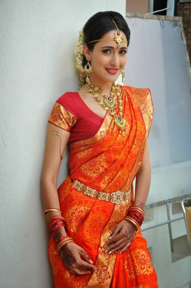 wedding silk saree for bride