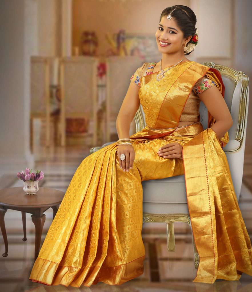 wedding silk saree for brides