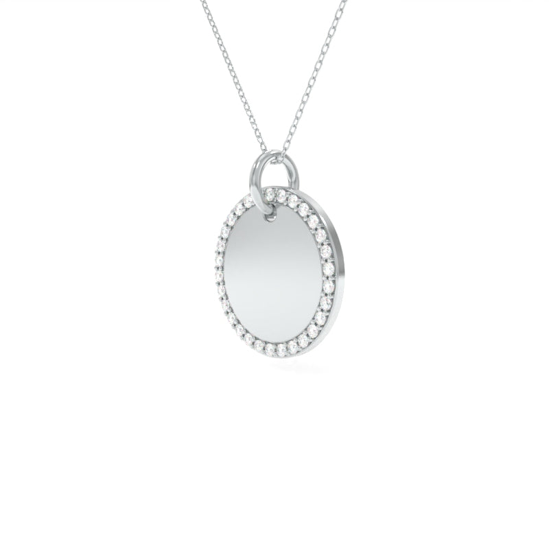 pandora diamond circle necklace