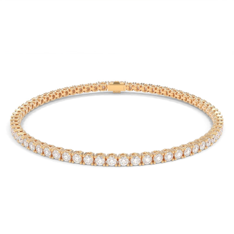 diamond tennis bracelet lab grown