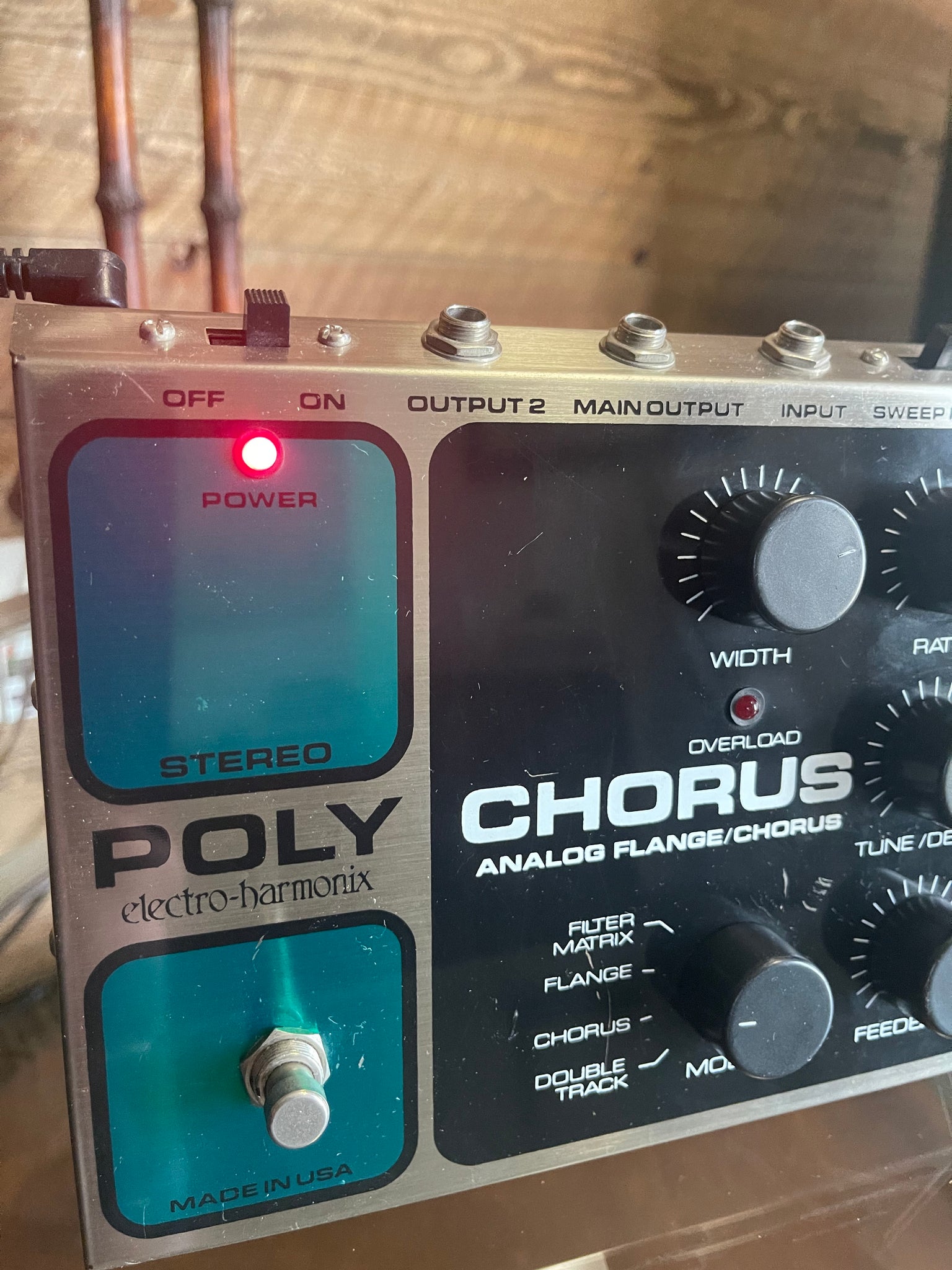 electro harmonix stereo polychorus