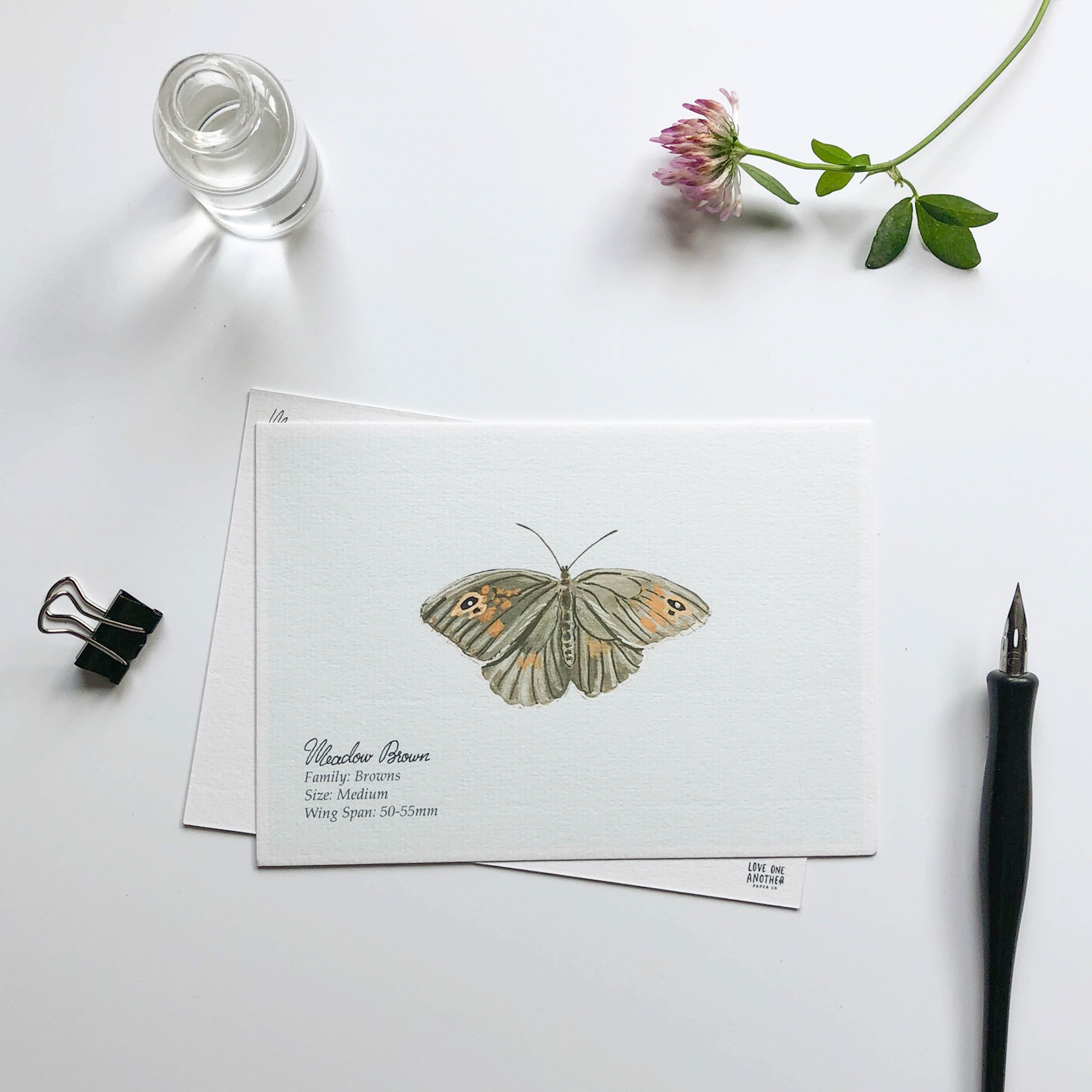 British Butterflies Writing Set – Love One Another Paper Co.