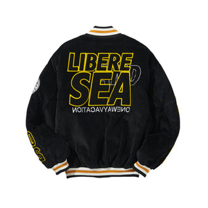 WDS X LIBERE VARSITY JACKET / BLACK