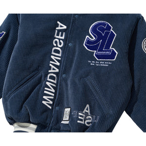 WDS X LIBERE VARSITY JACKET / NAVY ウィンダンシー ジャケット