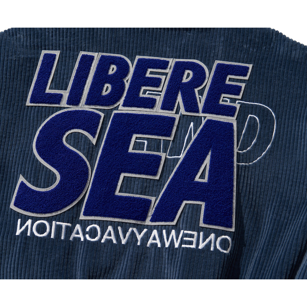 熱販売 WDS X LIBERE VARSITY JACKET NAVY XL tdh-latinoamerica.de