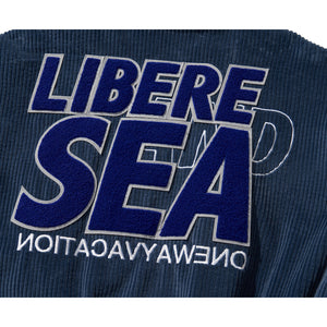 WDS X LIBERE VARSITY JACKET / NAVY-