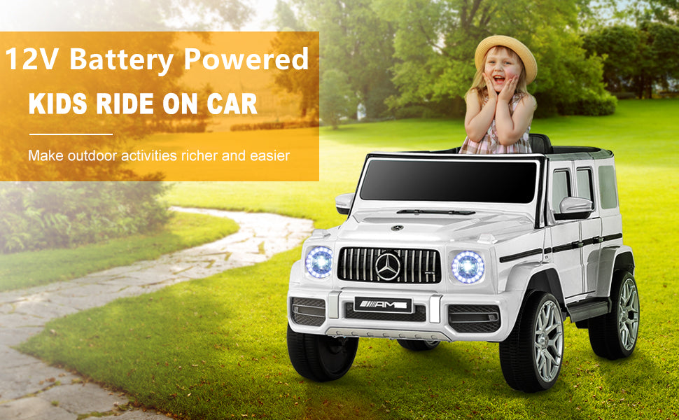 12V Battery Powered Vehicle Licensed Mercedes-Benz G63 Kids Ride On Car with Remote Control