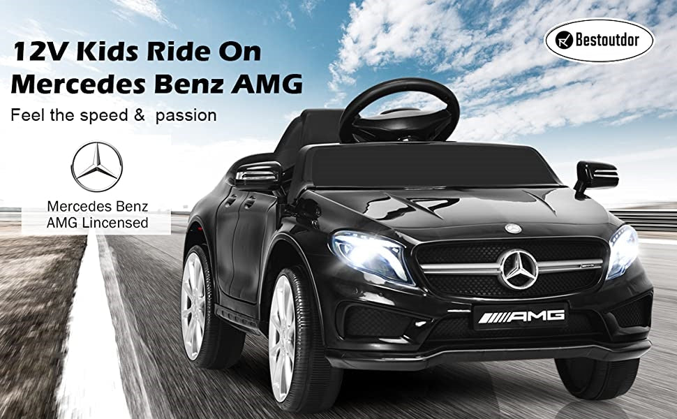 12V Electric Kids Ride On Car Licensed Mercedes Benz GLA45 with Remote Control