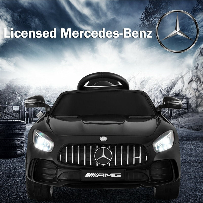 Coche para niños Mercedes Benz GTR con licencia de 12 V y mando a distancia