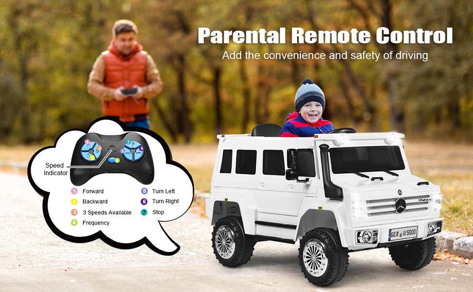 12V Mercedes-Benz Unimog Kids Electric Ride On Off-Road Vehicle with Remote Control