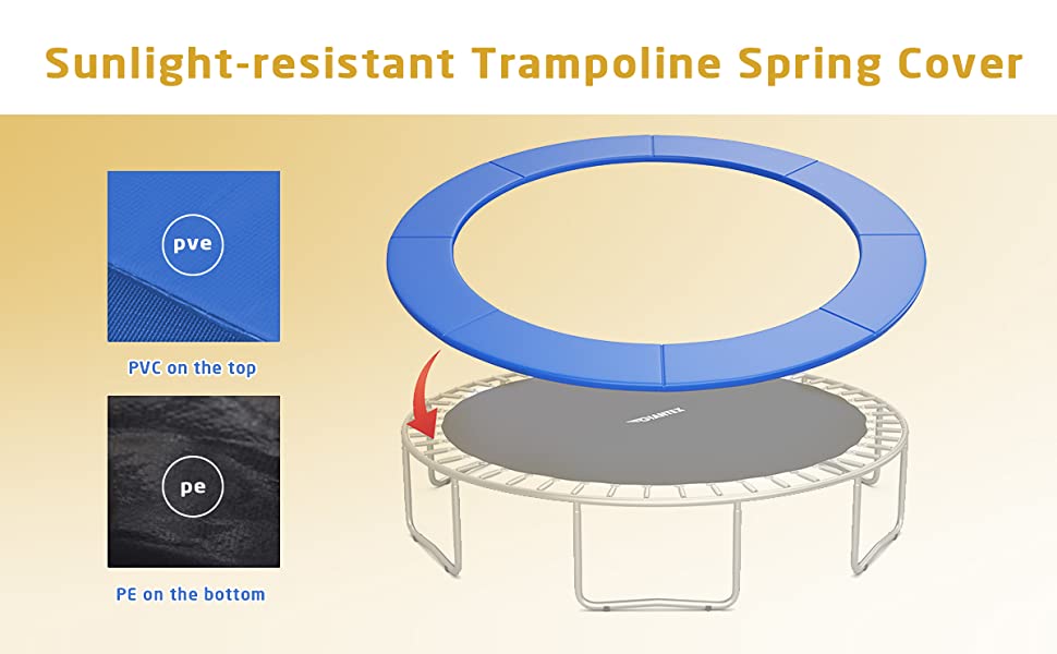 12 Ft Round Trampoline Spring Cover Replacement Safety Pad