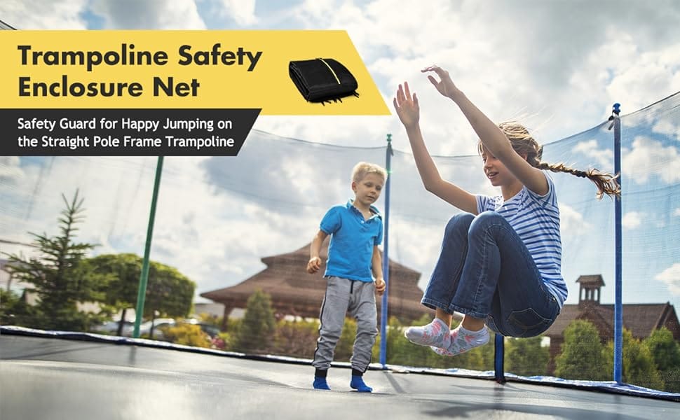 15 Ft Trampoline Replacement Trampoline Safety Enclosure Net Replacement
