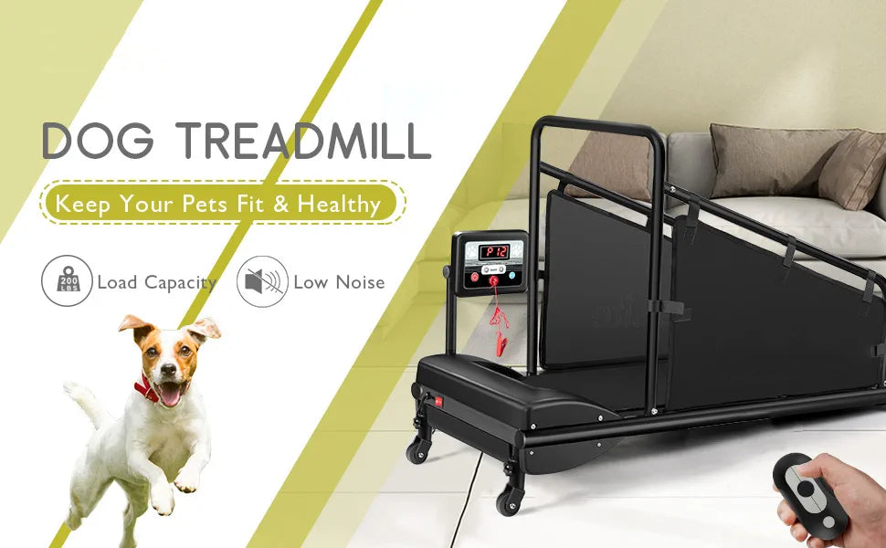 Dog Treadmill Pet Dog Running Machine with Remote for Small Medium Dogs