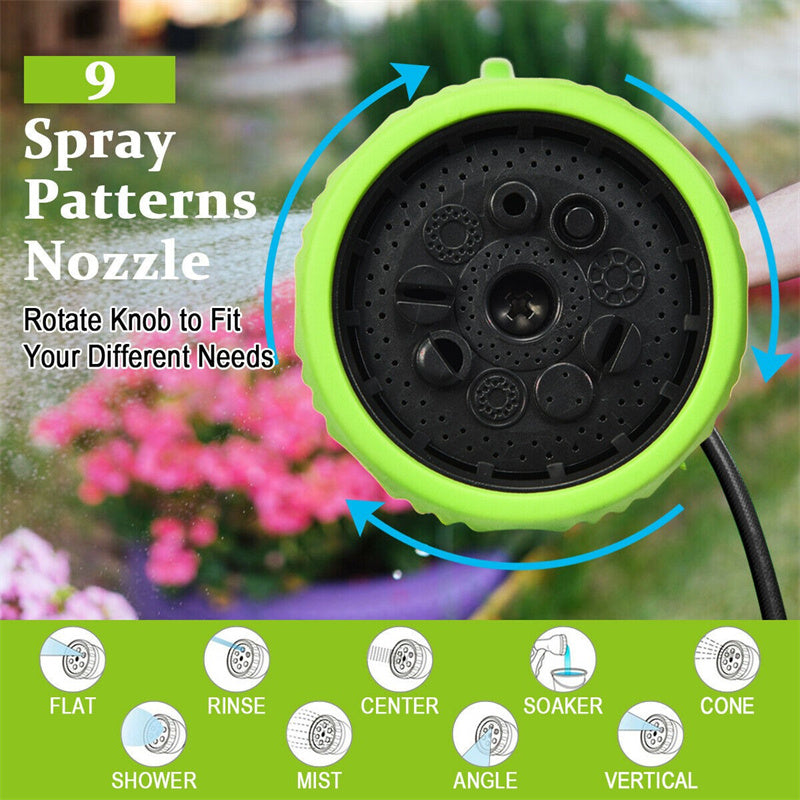 100ft Expandable Garden Hose Pipe with Spray Nozzle