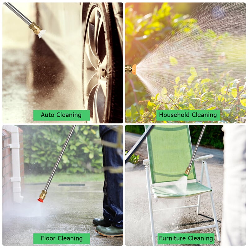 3500PSI Electric Pressure Washer 2.6GPM 1800W Portable High Power Washer Machine with Foam Cannon & 4 Nozzles for Car Fence Patio Garden Cleaning