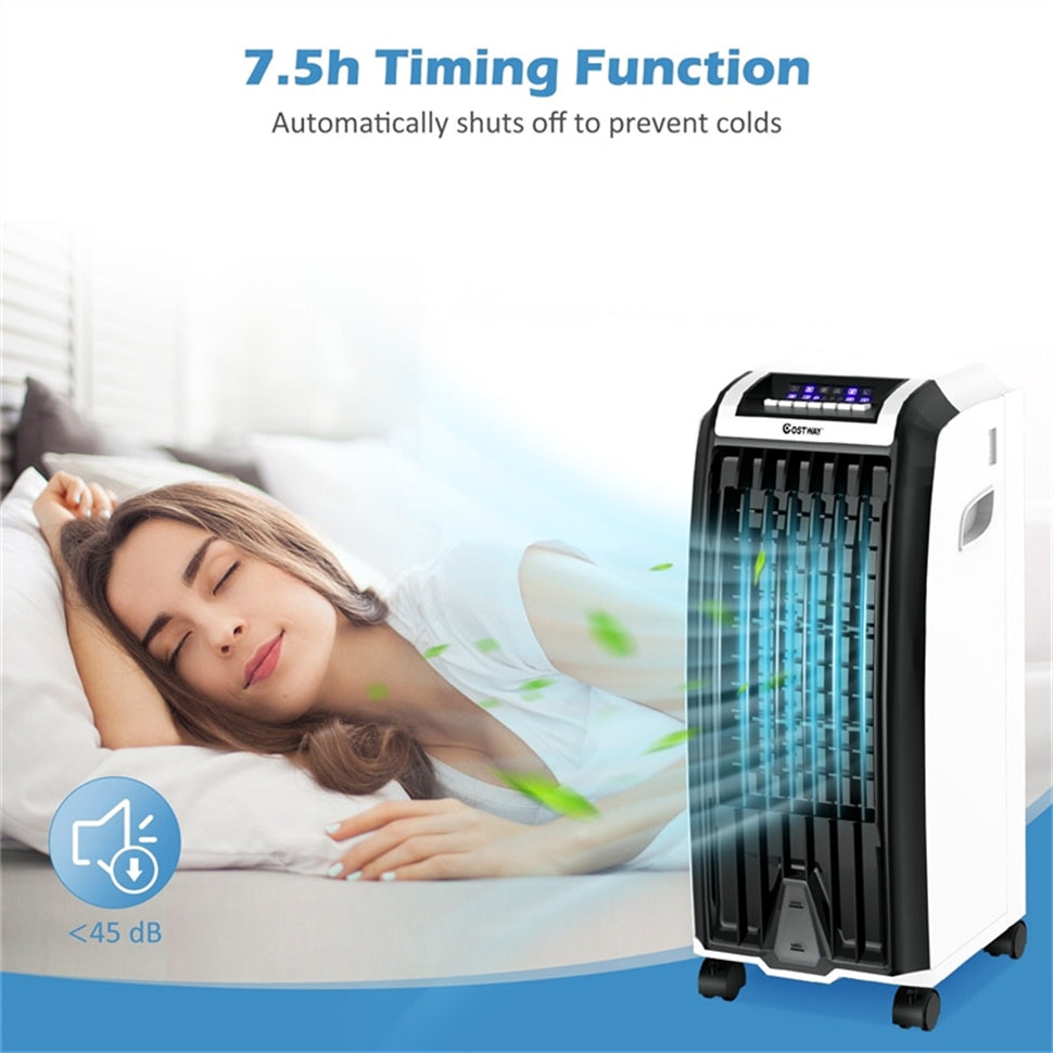 3 In 1 Portable Evaporative Air Cooler with 3 Fan Modes and Remote Control