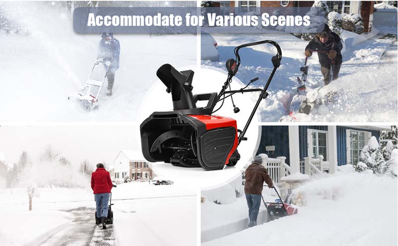 Heavy Duty 15 Amp 20 Inch Electric Snow Blower w/ 18V LED Headlight –  Ivation Products