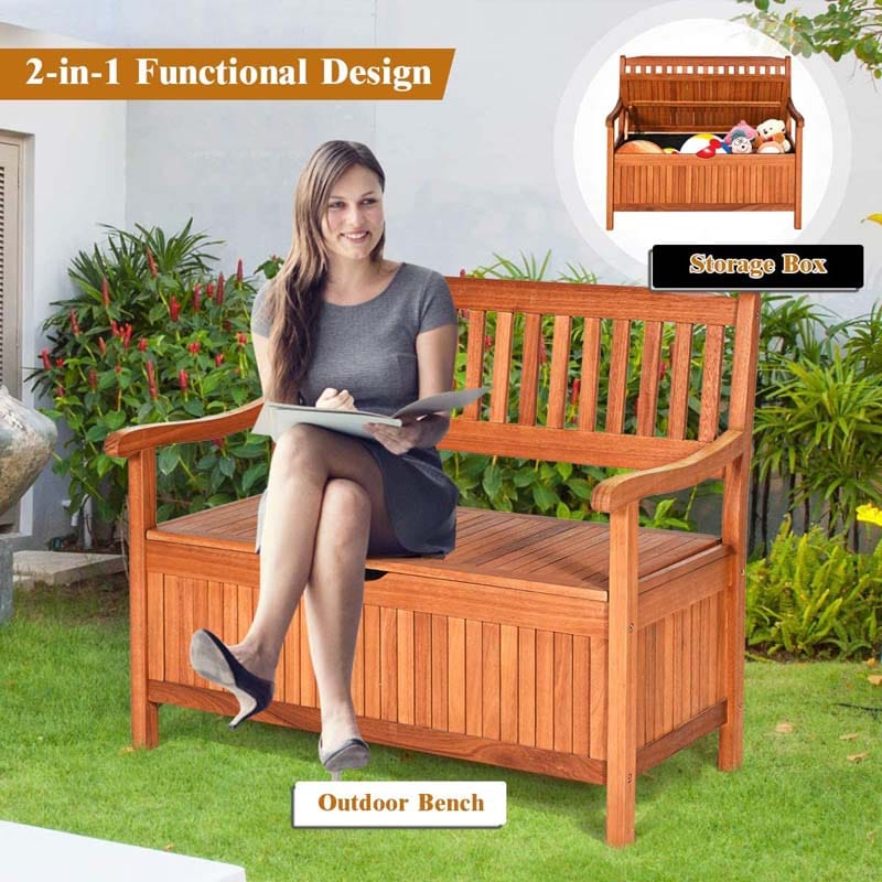 Bestoutdor Storage Deck Box Garden Bench